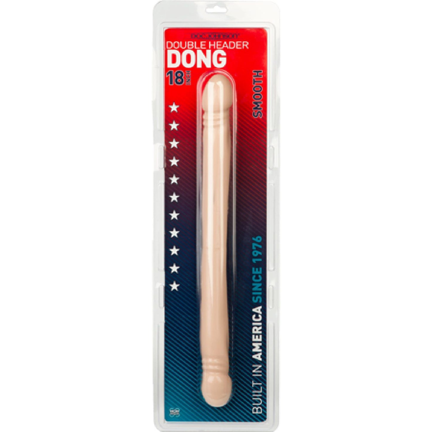 Doc Johnson – Smooth Double Header Dong 18" | Double-Ended Dildo
