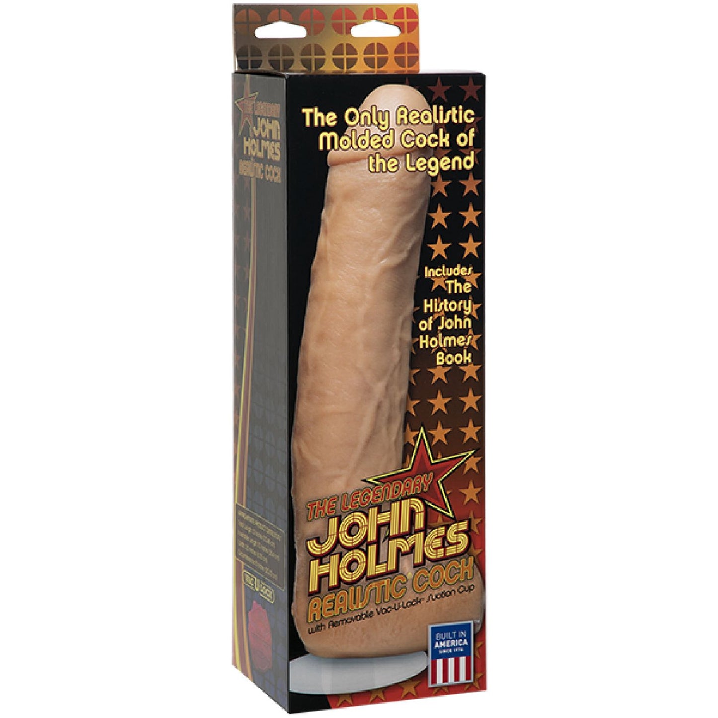 Doc Johnson – The Legendary John Holmes Realistic Cock With Removable Vac-U-Lock Suction Cup | Realistic Dildo