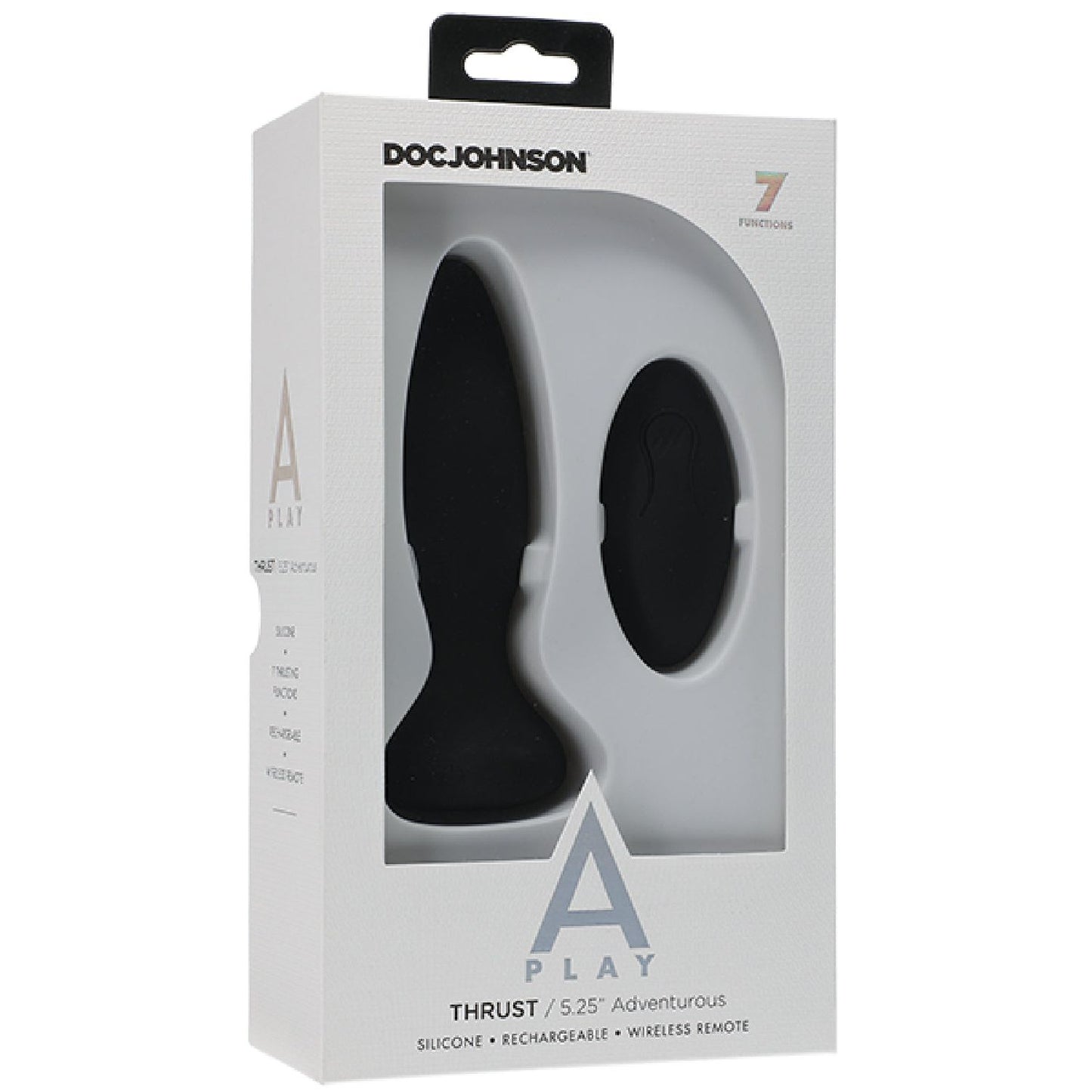 Doc Johnson – A-Play Thrust 5.25" Adventurous | R.C Thrusting Vibrating Buttplug