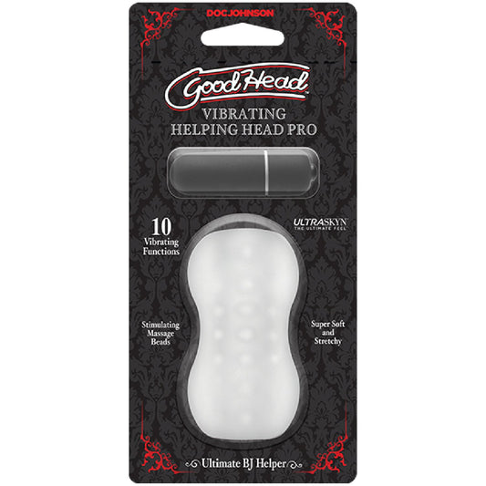 Doc Johnson – GoodHead Vibrating Helping Head Pro | Ultimate Blowjob Helper