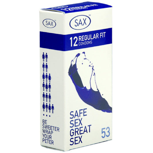 Sax - 12 Pack Regular Fit | Condoms