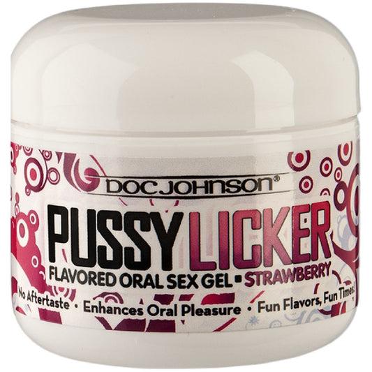 Doc Johnson – Pussy Licker Strawberry Flavoured Oral Sex Gel | Oral Sex Gel