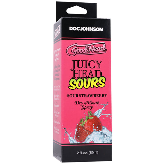 Doc Johnson – Good Head Juicy Head Dry Mouth Spray (Sour Strawberry) | Oral Sex Enhancement Spray