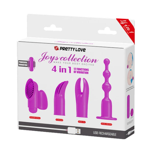 Pretty Love - Joys Collection | 4-in-1 Vibrating Bullet Kit