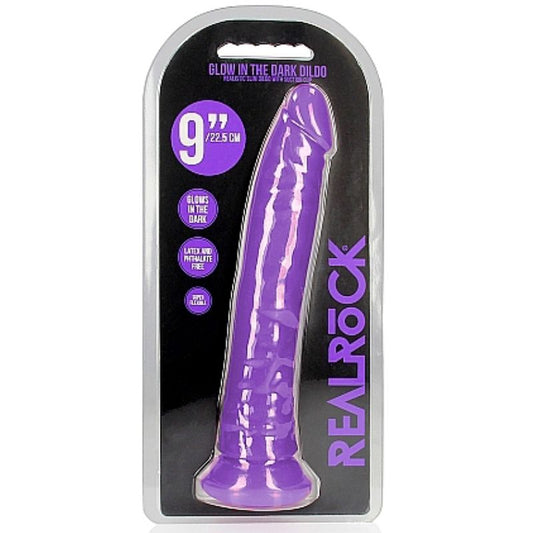 Real Rock - Glow-In-The-Dark 9" Slim | Dildo