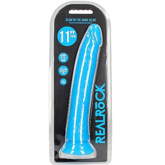 Real Rock - Glow-In-The-Dark 11" Slim | Dildo