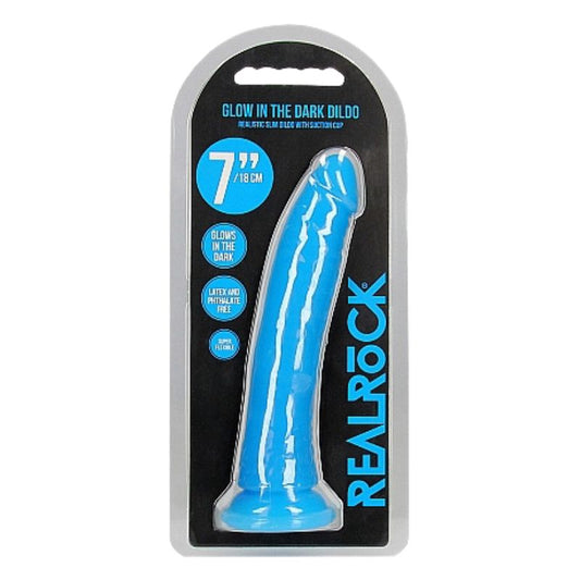Real Rock - Glow-In-The-Dark 7" Slim | Dildo