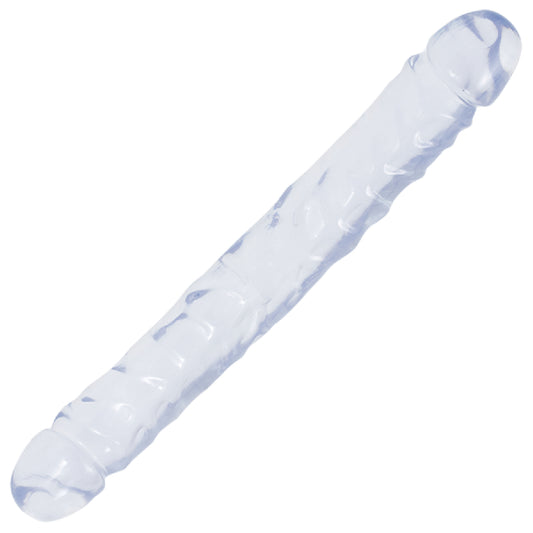 Doc Johnson – 12" Crystal Jellies Jr. Double Dong | Double-Ended Dildo