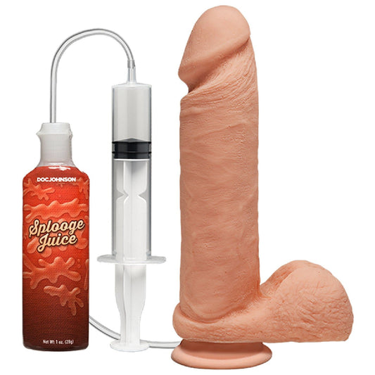 Doc Johnson – The D Dual Density Perfect D Squirting ULTRASKYN 8" | Squirting Dildo