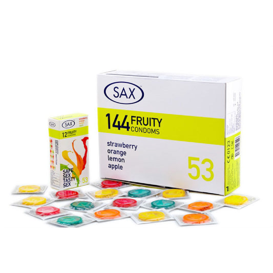 Sax - 144 Pack Fruity | Condoms