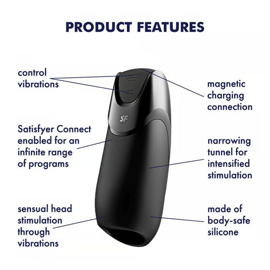 Satisfyer - Men Vibration+ | Connect App Masturbator