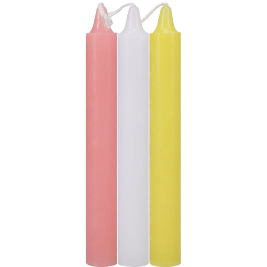 Doc Johnson – Japanese Drip Candles – 3 Pack | Wax Play Candles