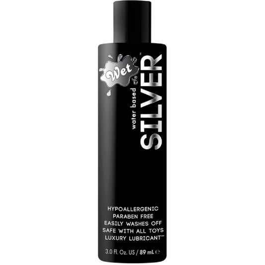 Wet - Silver | Water-Based Hypoallergenic Lubricant