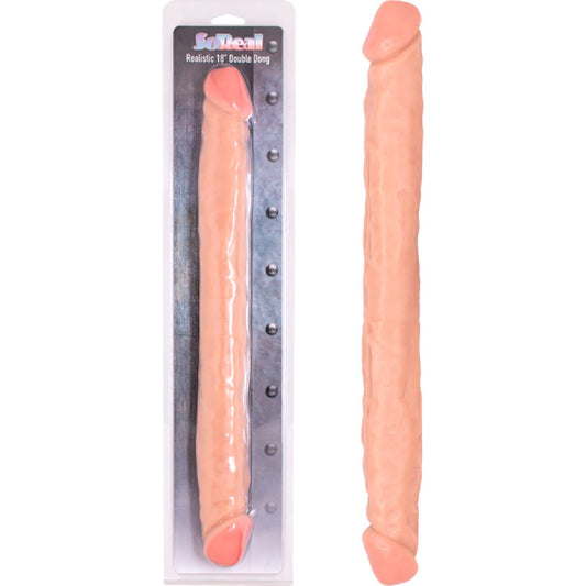 Seven Creations – So Real Realistic 18" Double Dong | Double-Ended Dildo