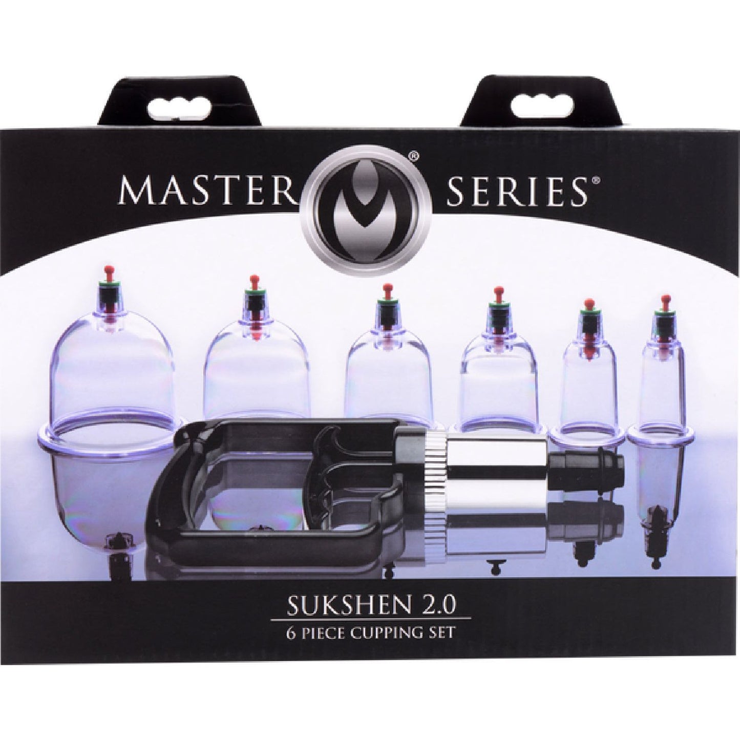 Master Series - Sukshen 6 Piece Cupping Set With Acu-Points | Cupping Set