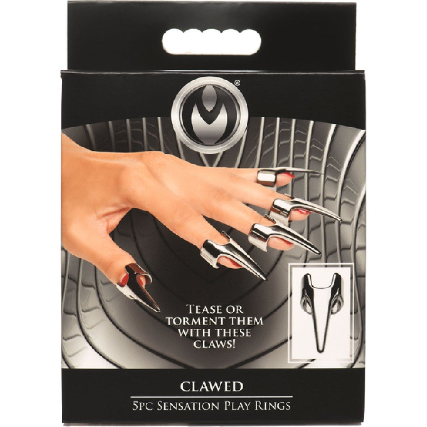 Master Series - Clawed 5pc Sensation Play Rings | Sensation Play Accessory