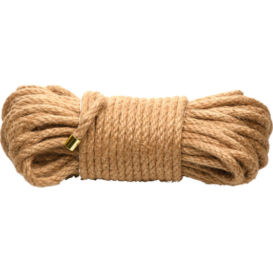Master Series - Tied Up Ultra Premium Braided Jute Rope 50 Ft | Bondage Rope