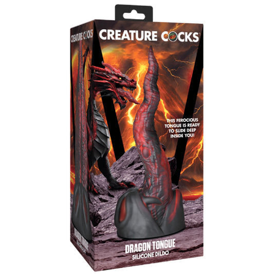 Creature Cocks - Dragon Tongue Silicone Dildo | Fantasy Dildo