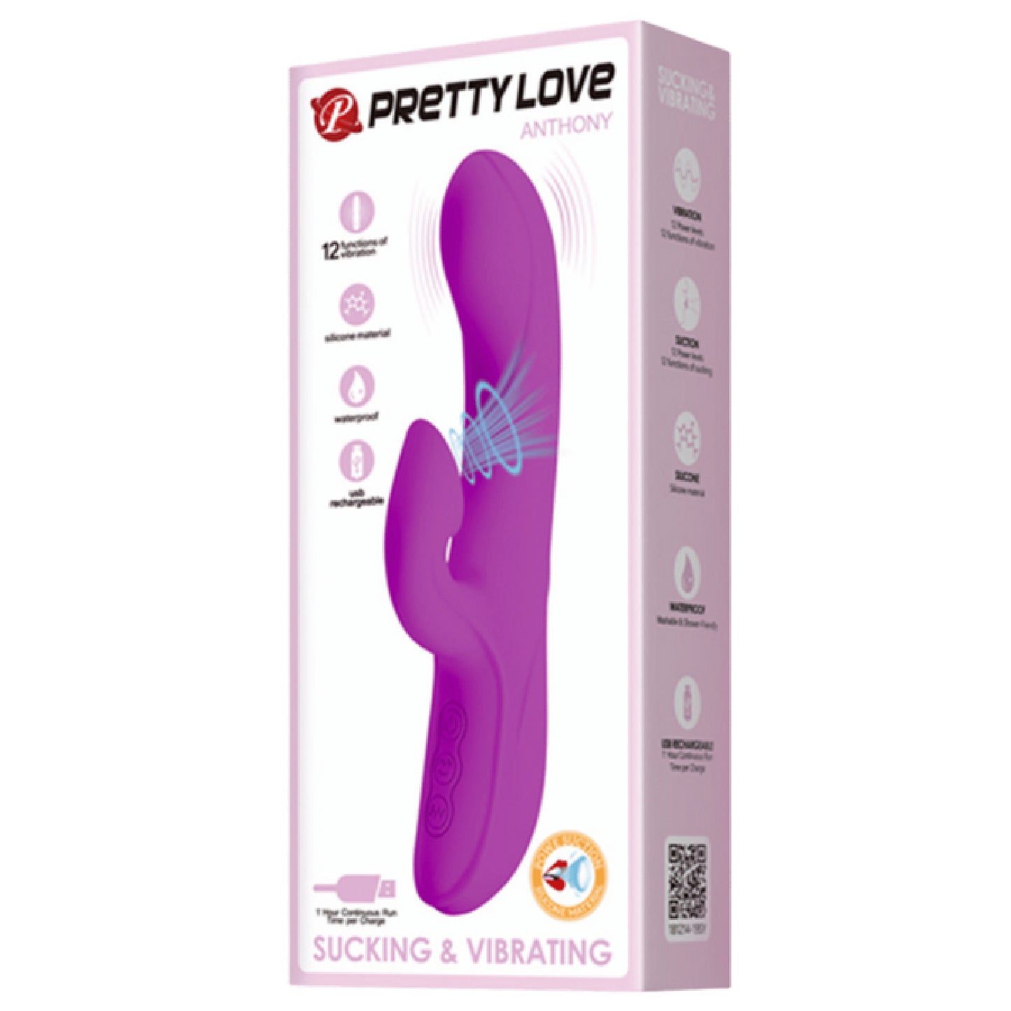 Pretty Love - Anthony | Sucking & Vibrating Rabbit Vibrator