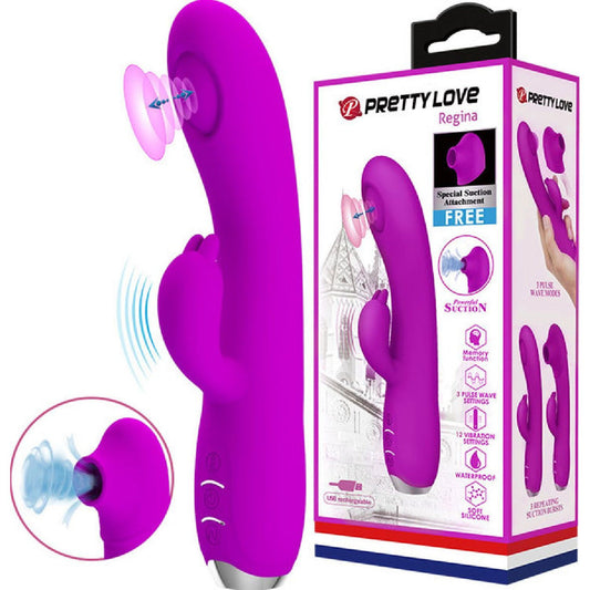 Pretty Love – Regina | Pulsating Rabbit Vibrator with Suction