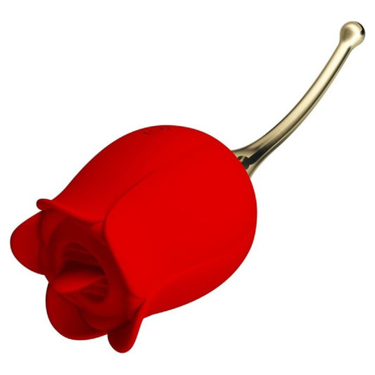 Pretty Love – Rechargeable Rose Lover | Rose Tongue Licking Vibrator