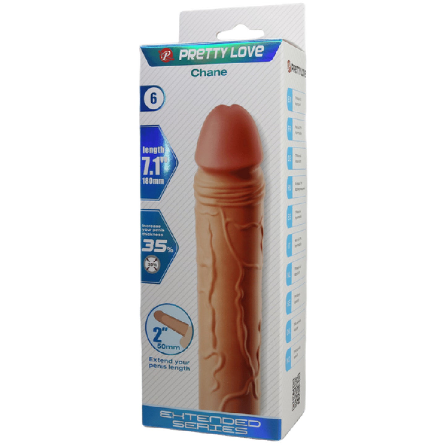 Pretty Love - Extended Series Chane 7.1" | Penis Extension Sleeve