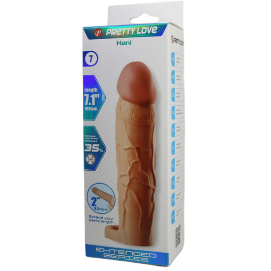 Pretty Love - Extended Series Hani 7.1" | Penis Extension Sleeve