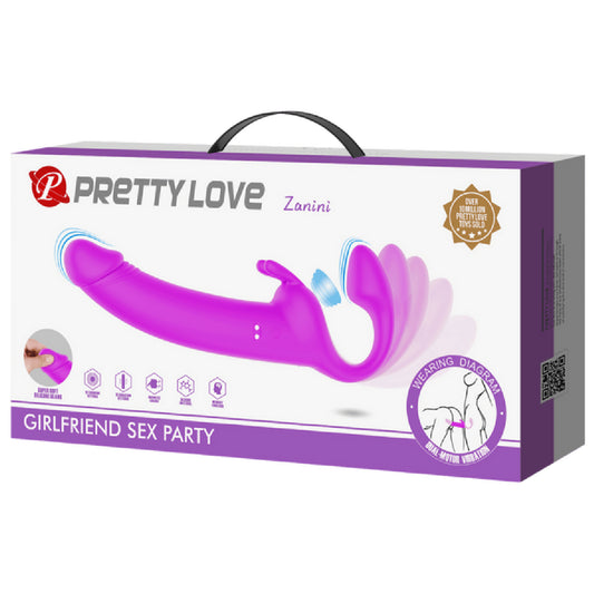 Pretty Love – Zanini | Rechargeable Vibrating Strapless Strap-On