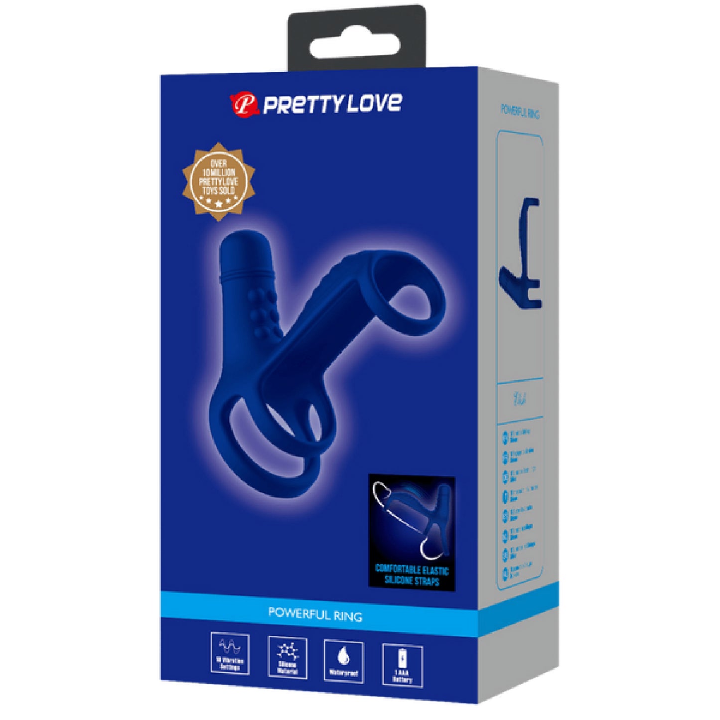 Pretty Love - Powerful Ring Elish | Vibrating Penis Sling & Cock Ring