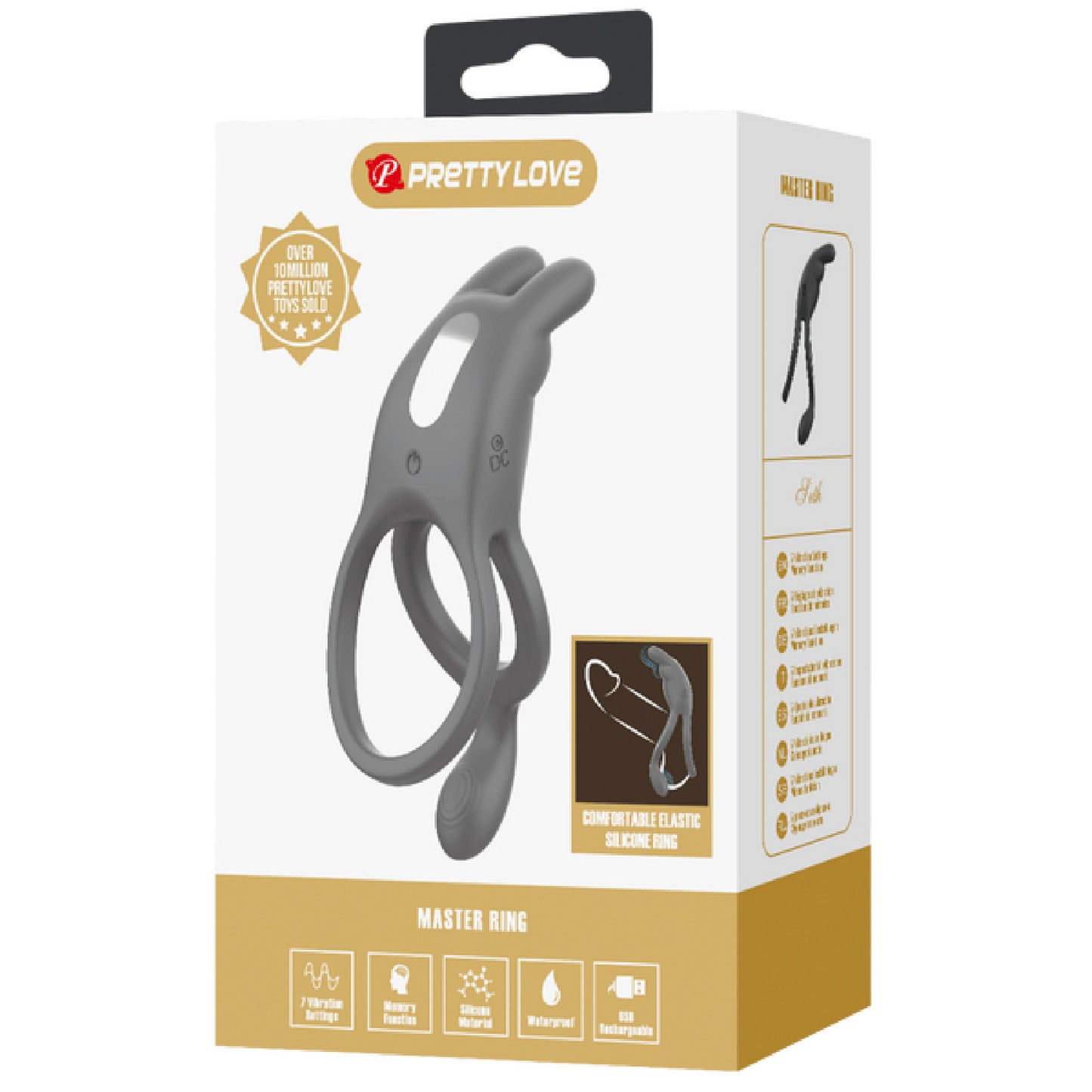 Pretty Love - Master Ring Seth | Vibrating Cock & Ball Ring