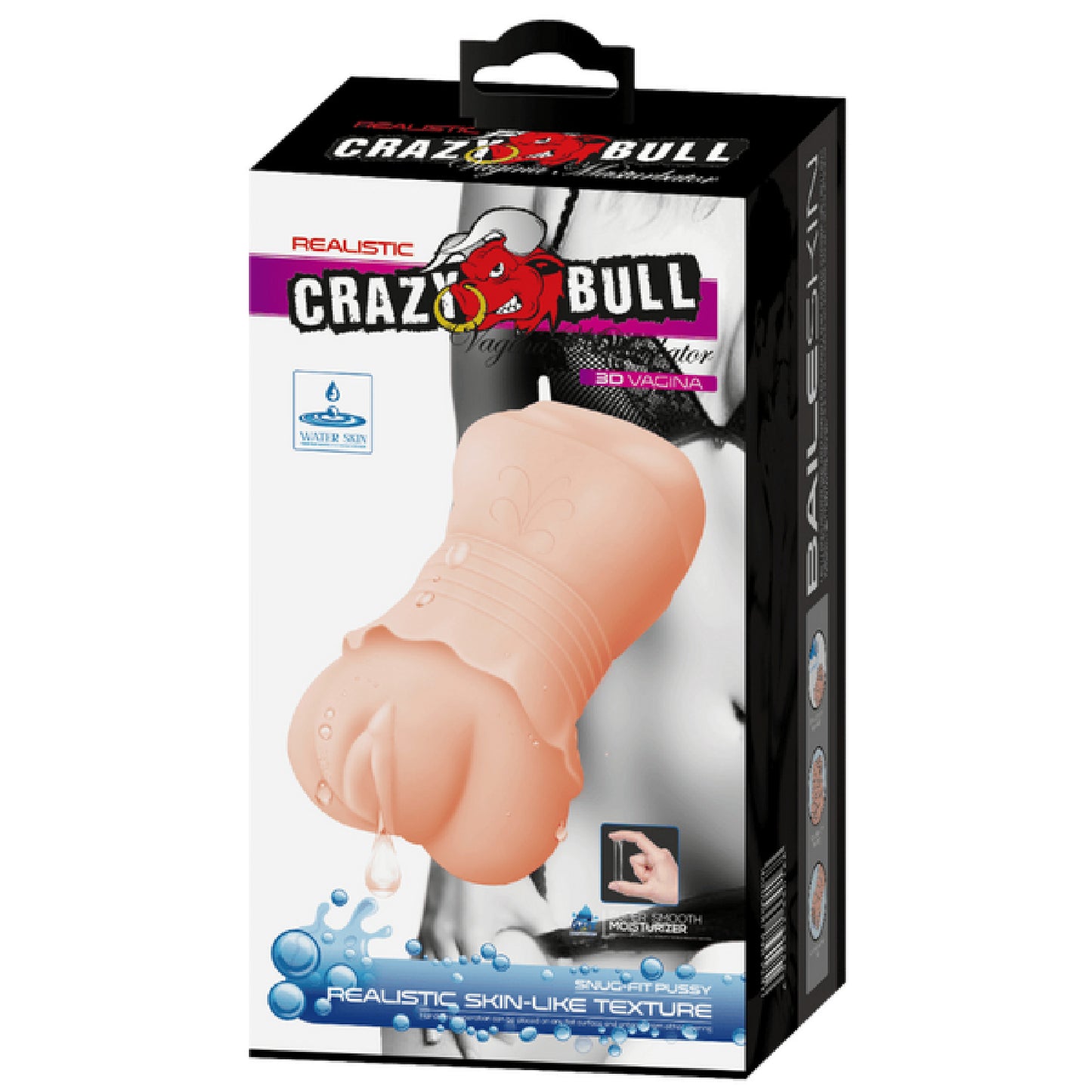 Pretty Love – Crazy Bull Realistic 3D Vagina | Water Activated Masturbator