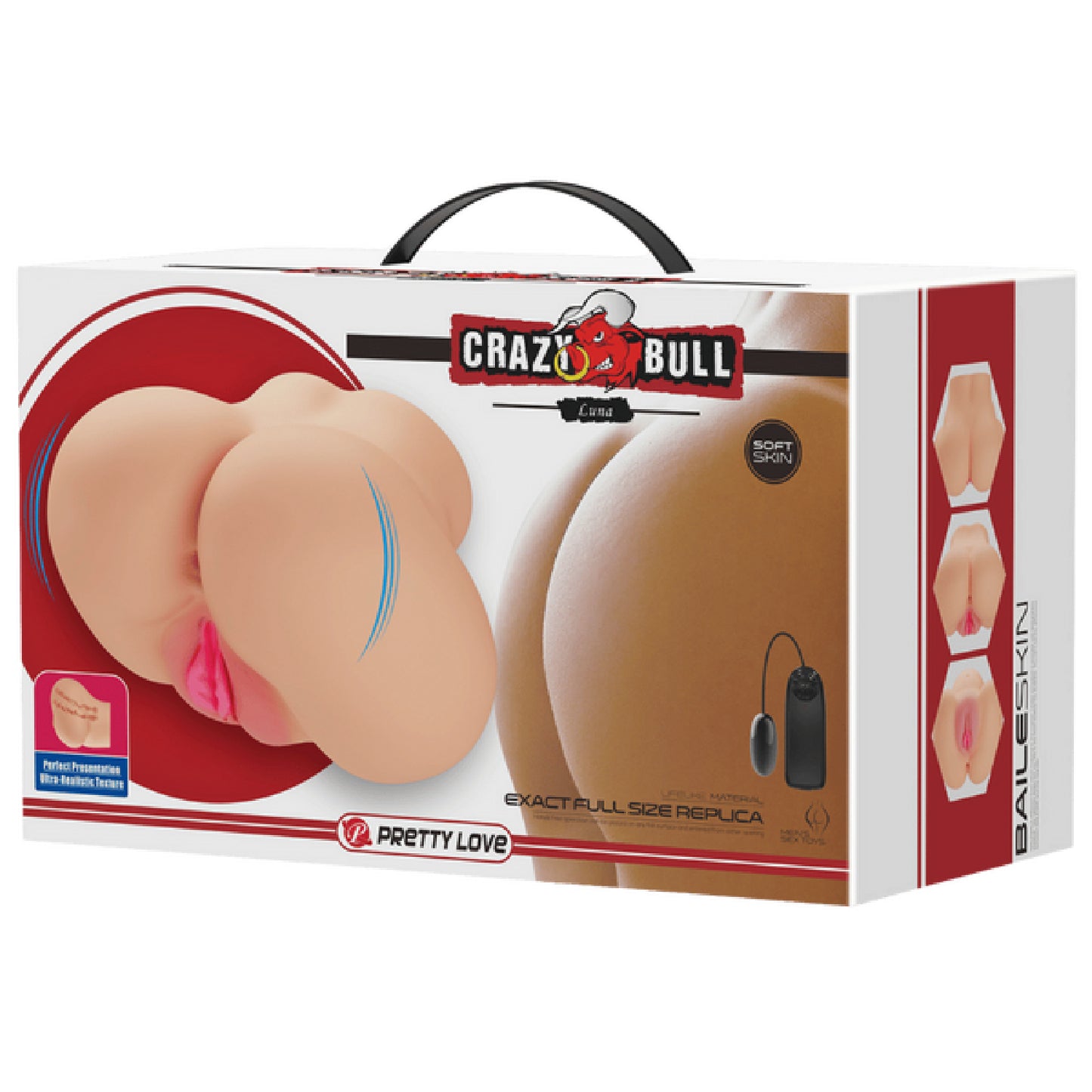 Pretty Love – Crazy Bull Exact Full Size Replica Luna | Vibrating Male Masturbator