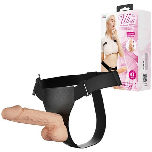 Pretty Love - Baile Ultra Passionate Harness 9.4" | Strap-On Realistic Dildo