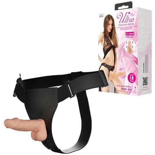 Pretty Love - Baile Ultra Passionate Harness 7.6" | Strap-On Realistic Dildo