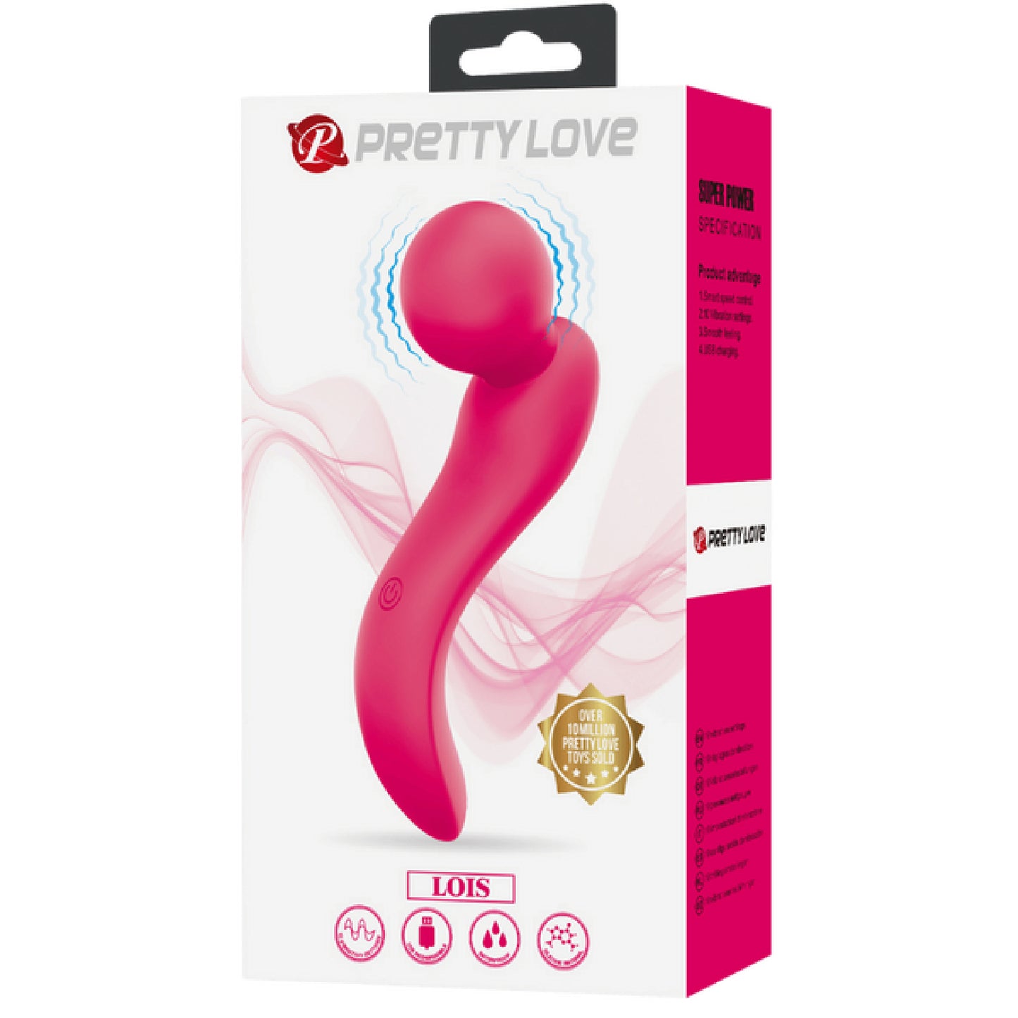 Pretty Love - Rechargeable Lois Vibrator | Wand Massager