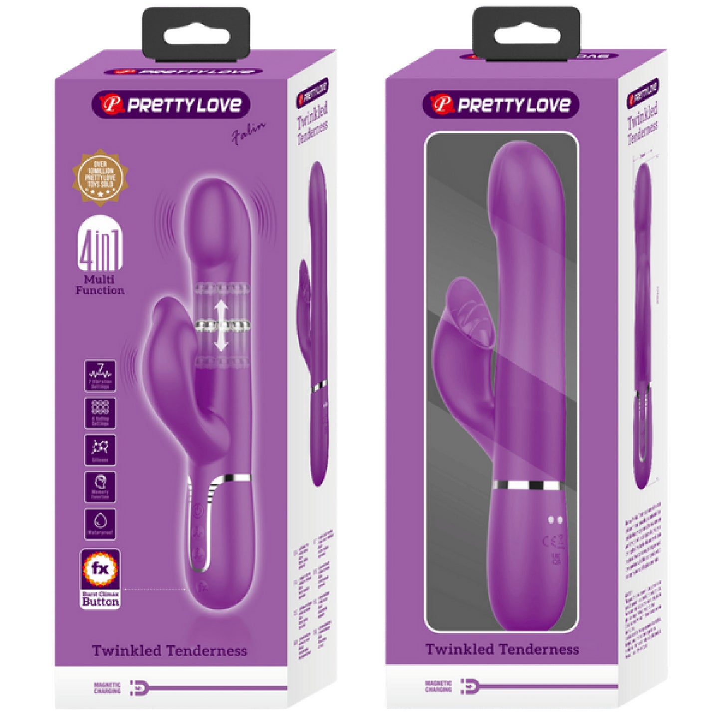 Pretty Love - Twinkled Tenderness Falin 4in1 | Multi-function Vibrator