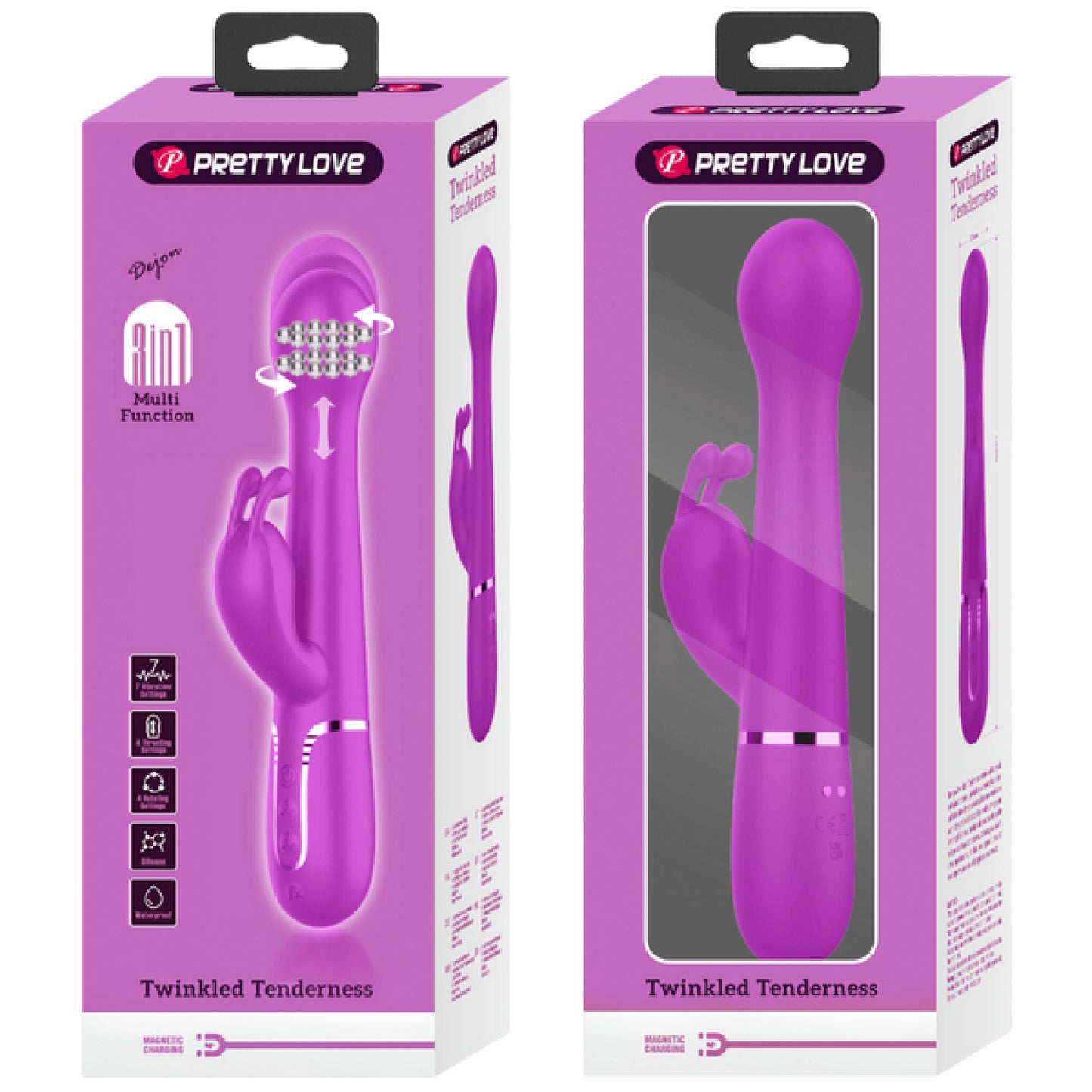 Pretty Love - Twinkled Tenderness Dejon 3in1 | Multi-function Vibrator