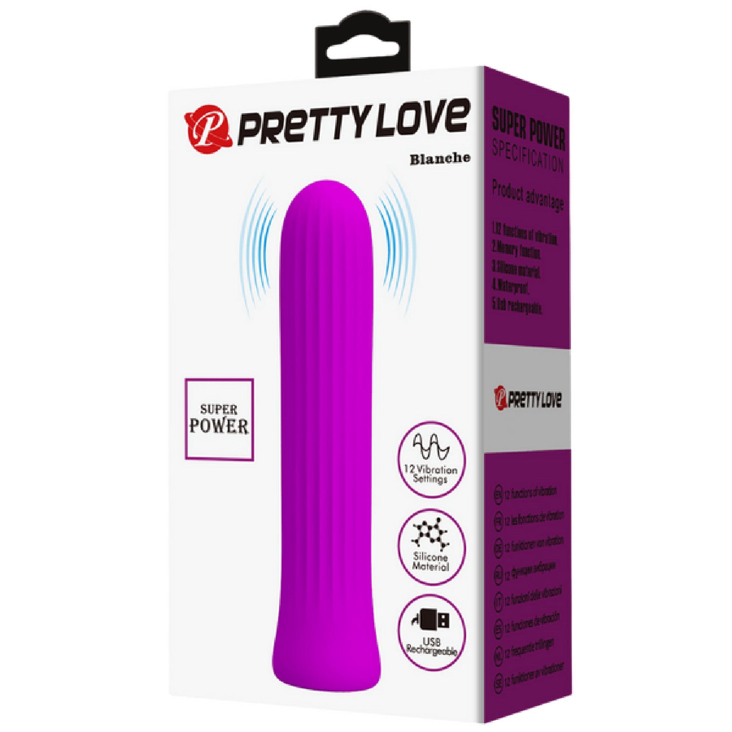 Pretty Love – Blanche | Rechargeable Bullet