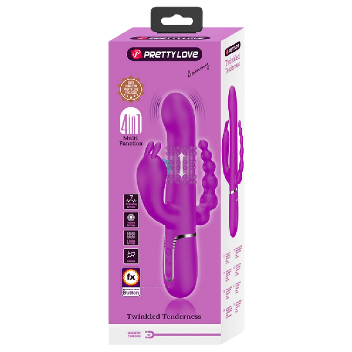 Pretty Love - Twinkled Tenderness Cammy 4in1 | Multi-function Vibrator
