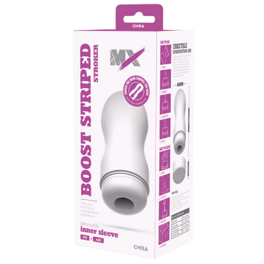 Chisa - MX Boost Striped Stroker | Male Masturbator