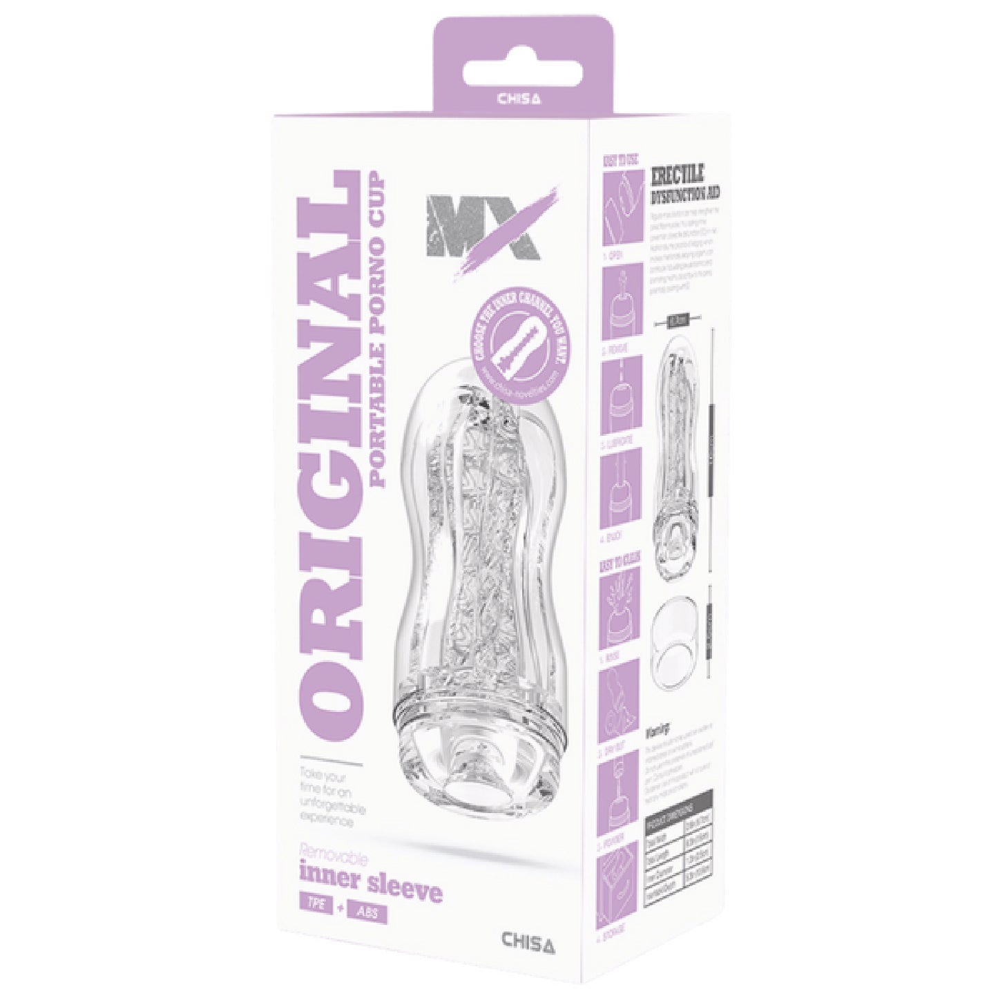 Chisa - MX Original Portable Porno Cup | Male Masturbator