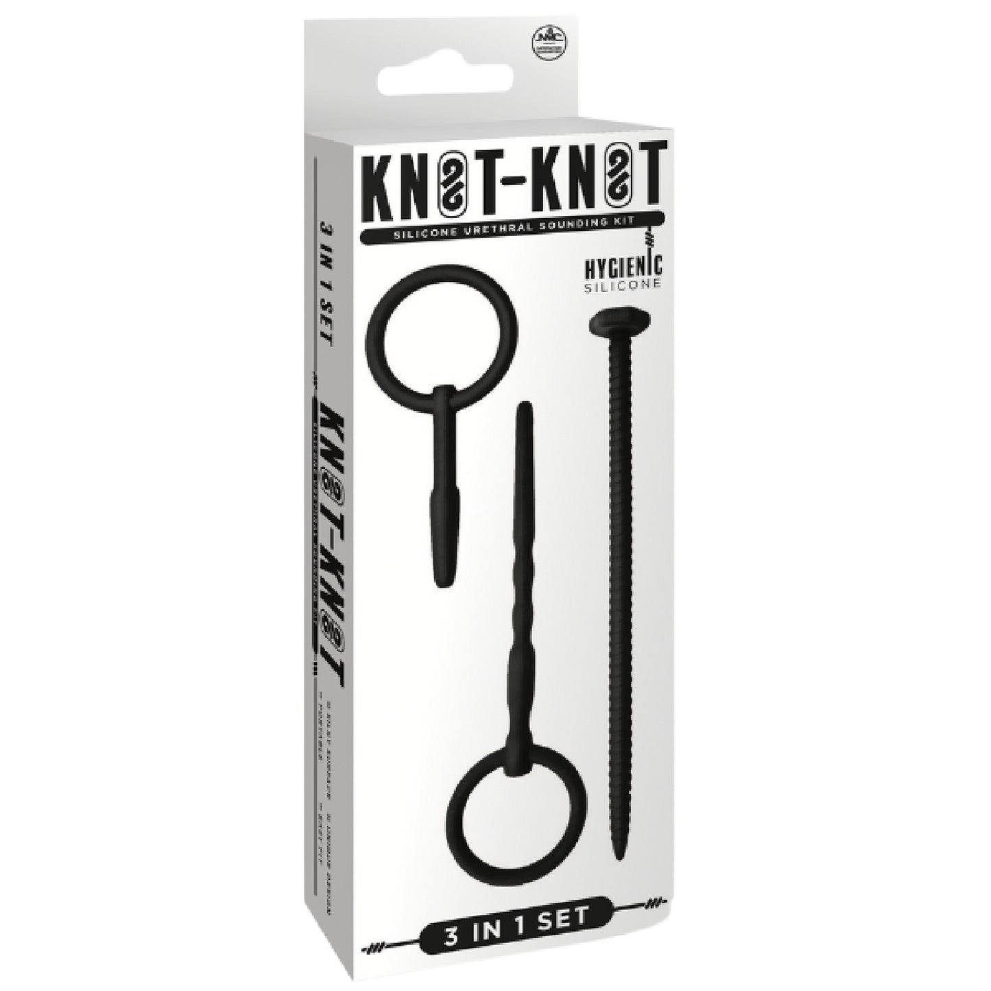 Excellent Power – Knot-Knot Screw 3-in-1 Set | Silicone Urethral Sounding Kit