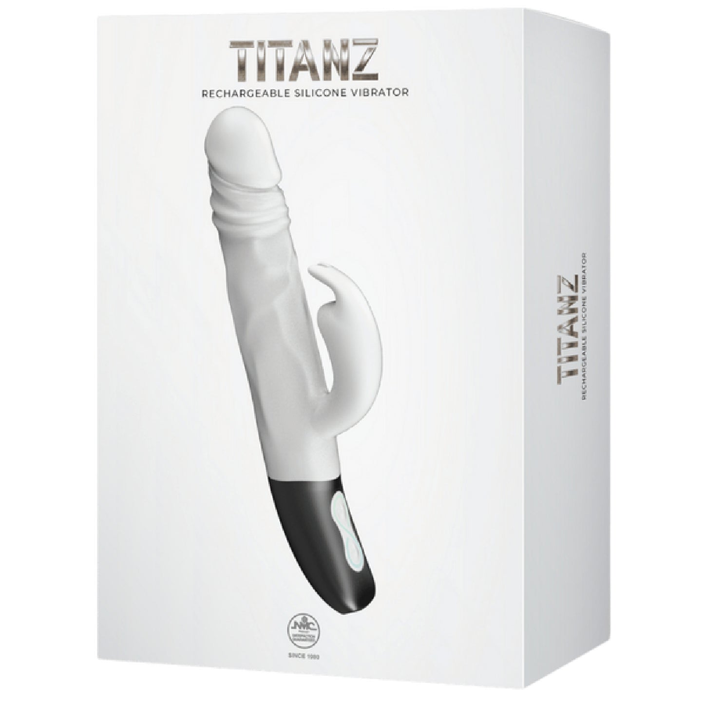 Excellent Power – Titanz Rotating Rabbit Rechargeable Silicone Vibrator | Thrusting & Rotating Rabbit Vibrator