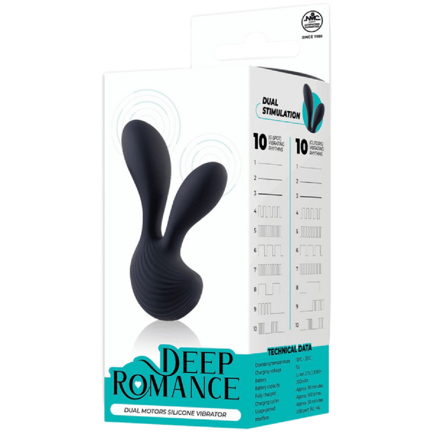 Excellent Power – Deep Romance Dual Motors Silicone Vibrator | Dual-Stimulation Vibrator