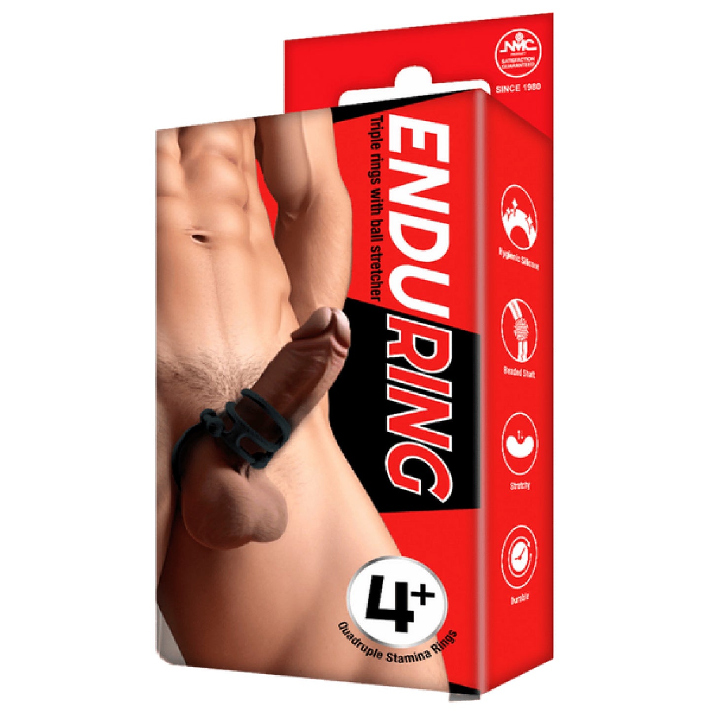 Excellent Power – Enduring Triple Rings with Ball Stretcher | Cock & Ball Ring