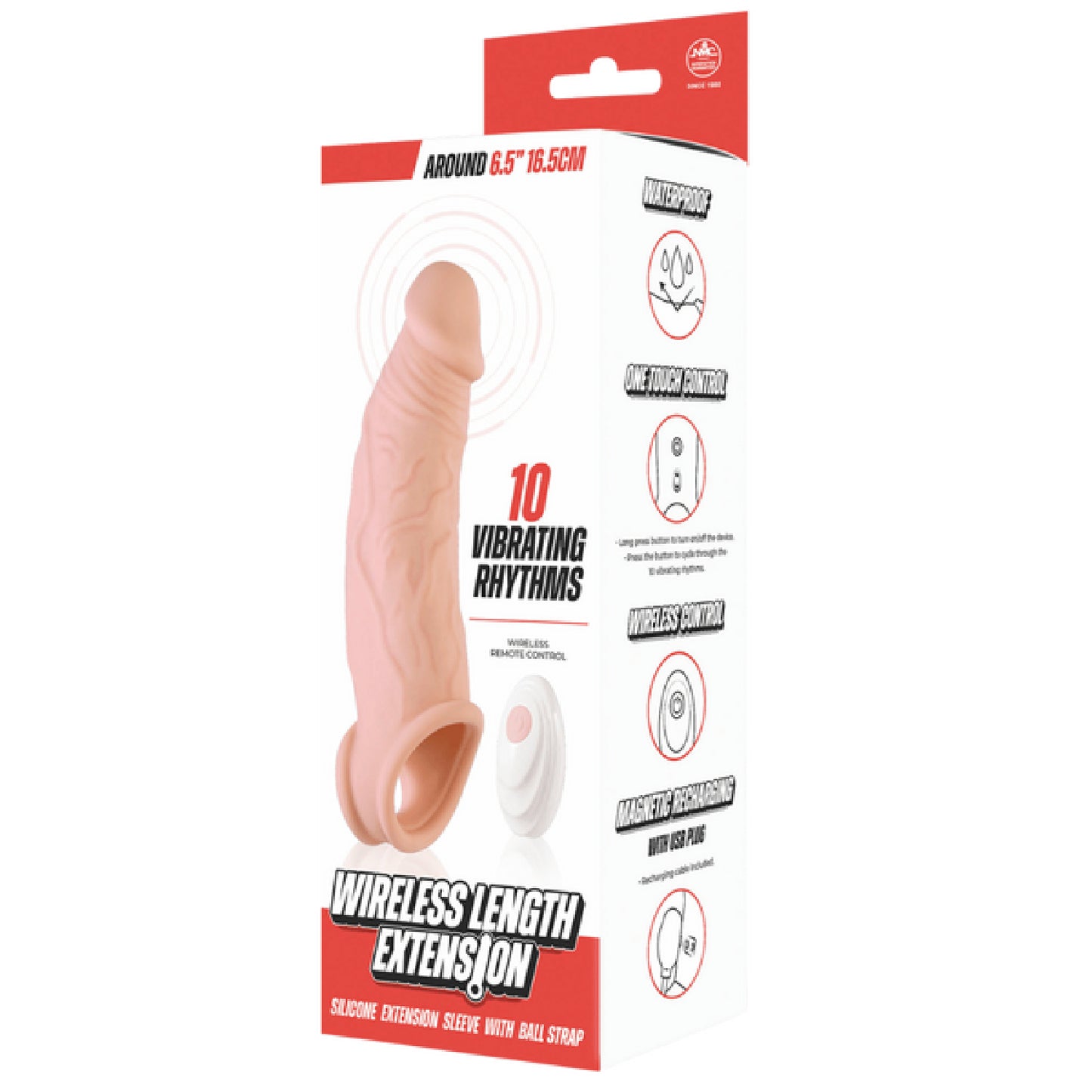 Excellent Power - Wireless Length Extension 6.5" | Rechargeable Extension Sleeve