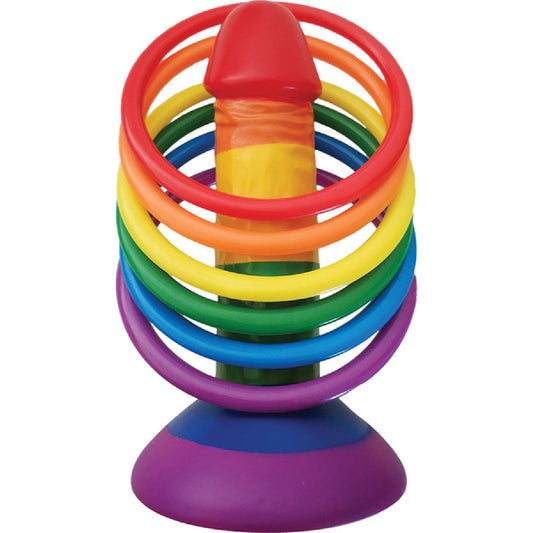 Hott Products Unlimited – Rainbow Pecker Party Ring Toss | Party Game