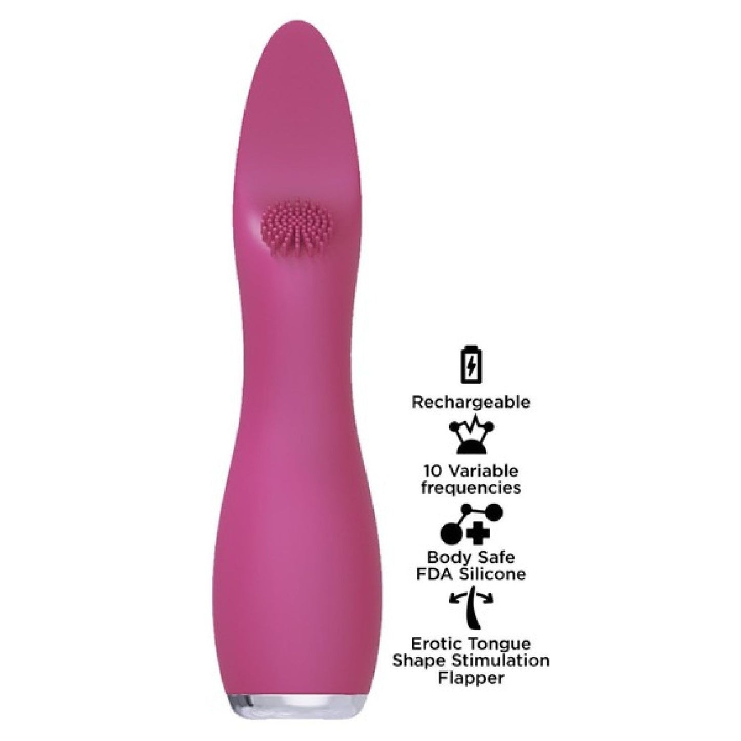 Hott Products Unlimited – Star Dust Lightspeed Ultra-sonic Flapper | Vibrator