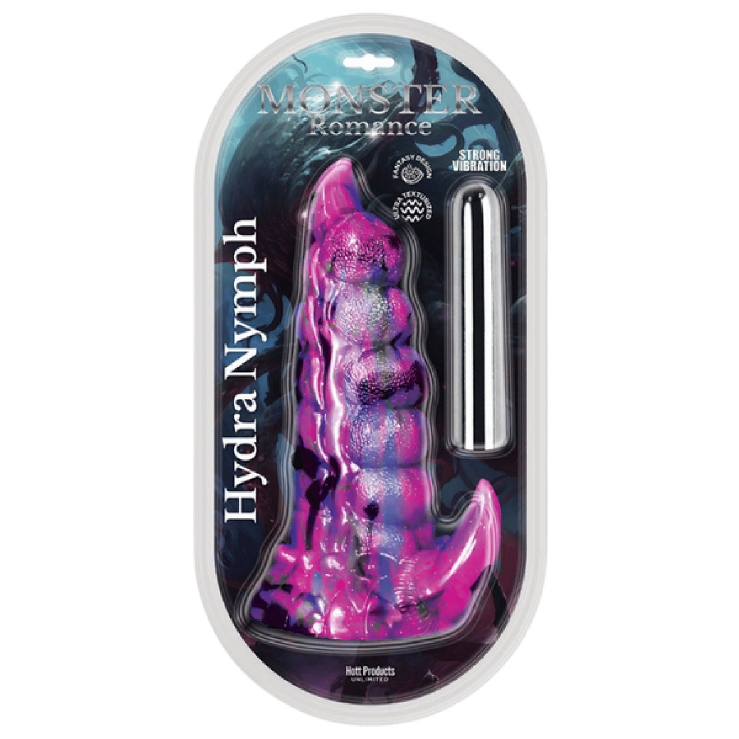 Hott Products Unlimited – Monster Romance Hydra Nymph | Vibrating Fantasy Dildo