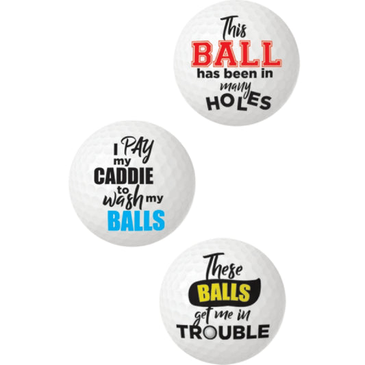 Hott Products Unlimited- Balls Deep | Novelty Golf Balls